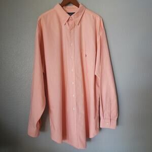 Ralph Lauren Blake 100% Cotton Long Sleeve Button Down Shirt